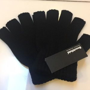 Beechfield Accessories - Beechfield Fingerless Black Gloves Beechfield Accessories - Beechfield Fingerless Black Gloves